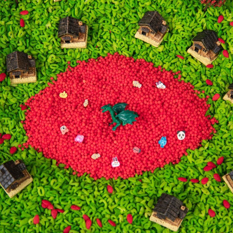 BOTELLA SENSORIAL PETIT BOUM ·DRAGON· - Happy Moments Baby