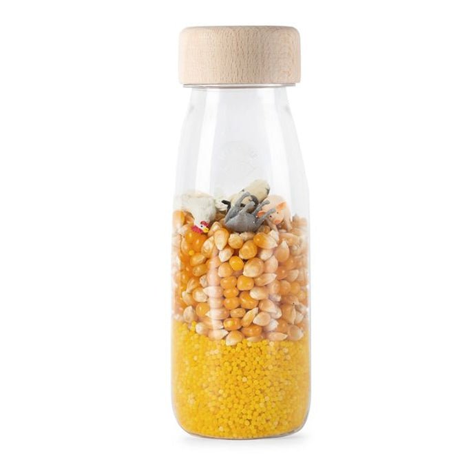 BOTELLA SENSORIAL PETIT BOUM ·FARM· - Happy Moments Baby