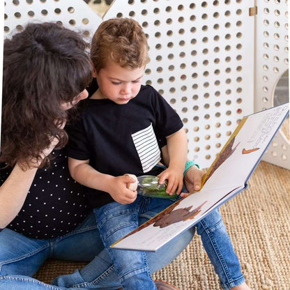 BOTELLA SENSORIAL PETIT BOUM ·JUNGLE· - Happy Moments Baby