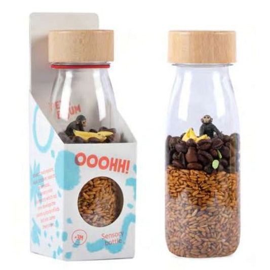 BOTELLA SENSORIAL PETIT BOUM ·MONKEY· - Happy Moments Baby