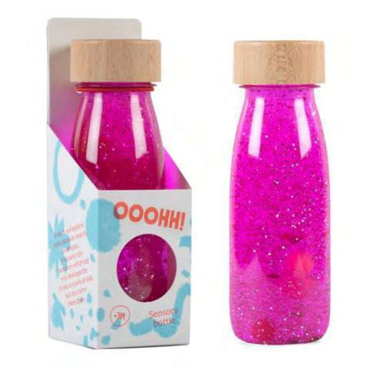 BOTELLA SENSORIAL PETIT BOUM ·PINK· - Happy Moments Baby