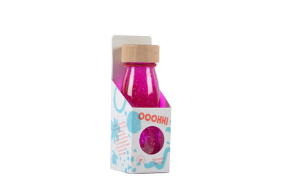 BOTELLA SENSORIAL PETIT BOUM ·PINK· - Happy Moments Baby