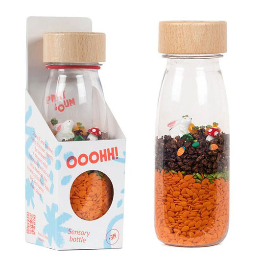 BOTELLA SENSORIAL PETIT BOUM ·RABBIT· - Happy Moments Baby