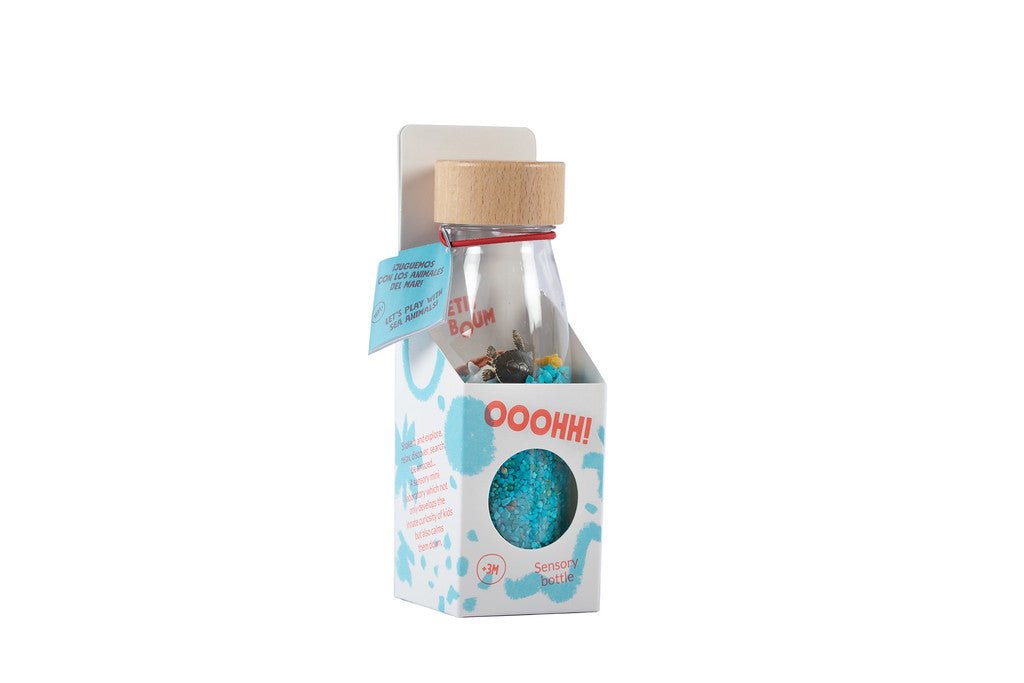 BOTELLA SENSORIAL PETIT BOUM ·SEA· - Happy Moments Baby