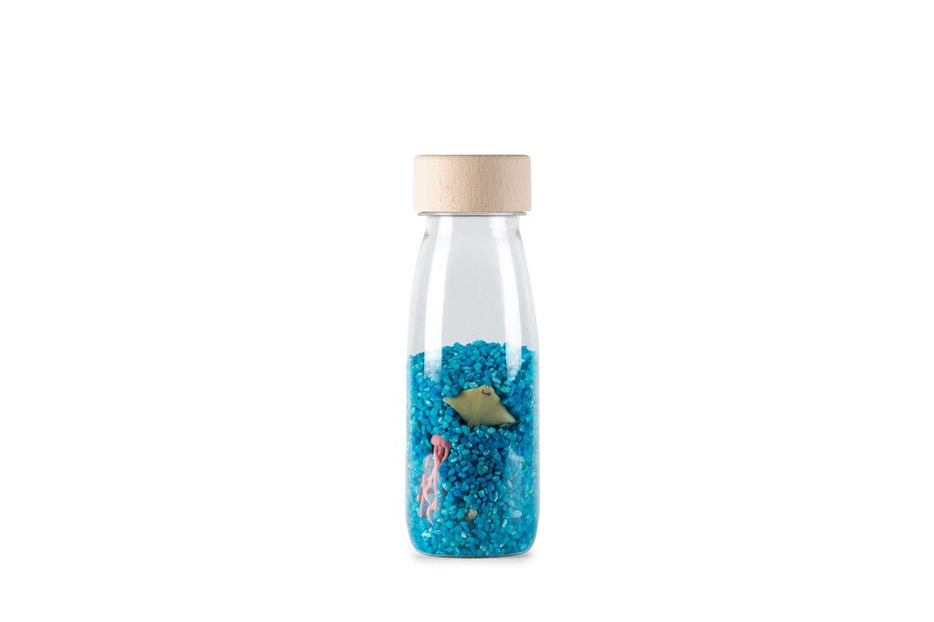 BOTELLA SENSORIAL PETIT BOUM ·SEA· - Happy Moments Baby