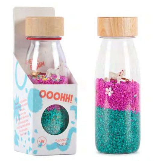 BOTELLA SENSORIAL PETIT BOUM ·UNICORN· - Happy Moments Baby