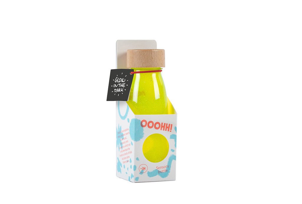 BOTELLA SENSORIAL PETIT BOUM ·YELLOW· - Happy Moments Baby