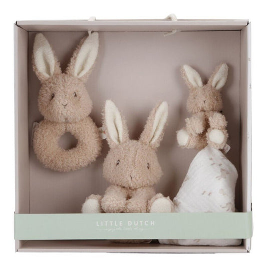 CAJA REGALO JUGUETES DE TELA LITTLE DUTCH ·BABY BUNNY· - Happy Moments Baby