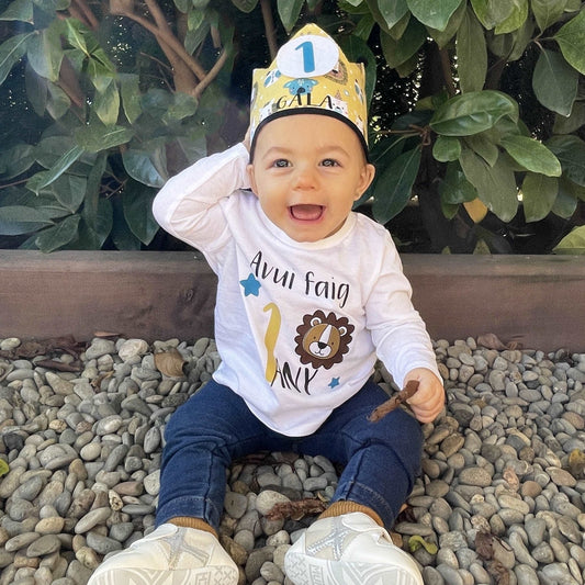 CAMISETA CUMPLEAÑOS ·ANIMALS· - Happy Moments Baby