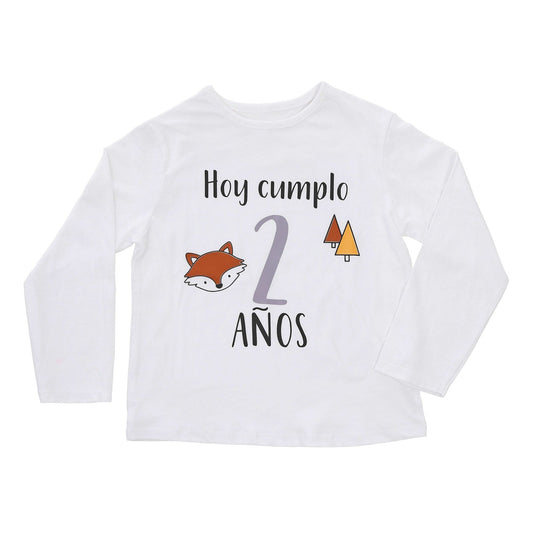 CAMISETA CUMPLEAÑOS ·BOSQUE· - Happy Moments Baby