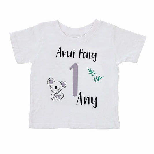 CAMISETA CUMPLEAÑOS ·KOALA· - Happy Moments Baby