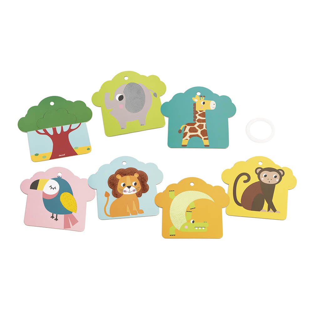 CARTAS TÁCTILES TEXTURAS JANOD ·SABANA· - Happy Moments Baby