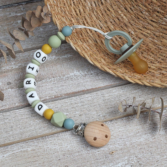 CHUPETERO PERSONALIZADO CON NOMBRE ·CHAKRA· - Happy Moments Baby