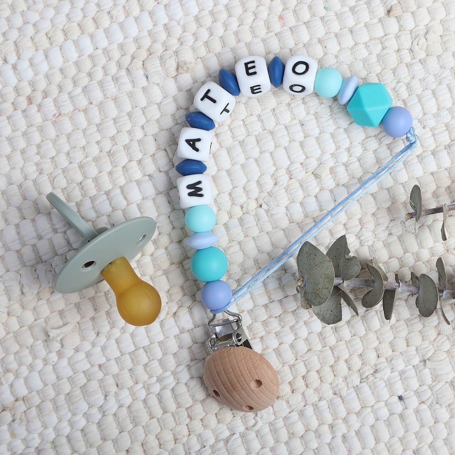 CHUPETERO PERSONALIZADO CON NOMBRE ·DEVA· - Happy Moments Baby