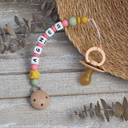 CHUPETERO PERSONALIZADO CON NOMBRE ·HOLI· - Happy Moments Baby