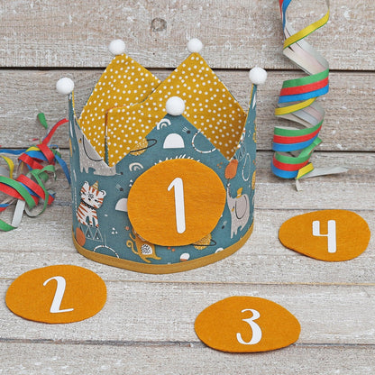 CORONA CUMPLEAÑOS ·ANIMALES CIRCO· - Happy Moments Baby