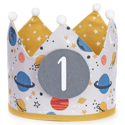 CORONA CUMPLEAÑOS ·PLANETAS· - Happy Moments Baby