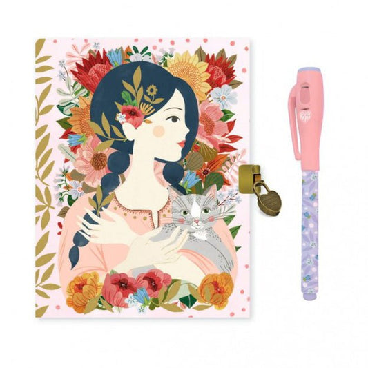 CUADERNO SECRETO CON TINTA INVISIBLE ·OANA· - Happy Moments Baby