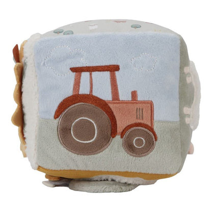 CUBO BLANDITO SENSORIAL DE ACTIVIDADES LITTLE DUTCH ·LITTLE FARM· - Happy Moments Baby