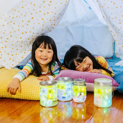 CUBOS DE LUZ PARA EL BAÑO GLOPALS ·4 CUBOS ALEX AMARILLO· - Happy Moments Baby