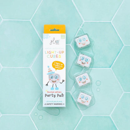CUBOS DE LUZ PARA EL BAÑO GLOPALS ·4 CUBOS MULTICOLOR· - Happy Moments Baby
