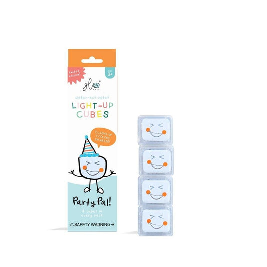 CUBOS DE LUZ PARA EL BAÑO GLOPALS ·4 CUBOS MULTICOLOR· - Happy Moments Baby