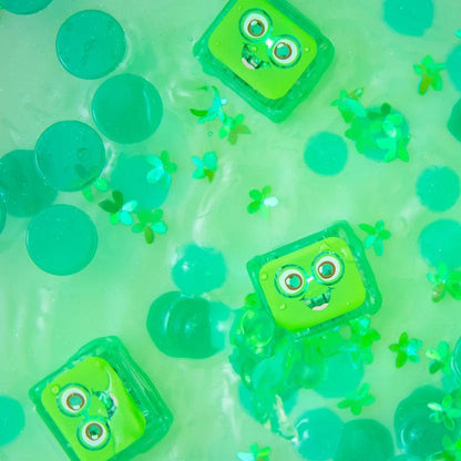CUBOS DE LUZ PARA EL BAÑO GLOPALS ·4 CUBOS PIPPA VERDE· - Happy Moments Baby