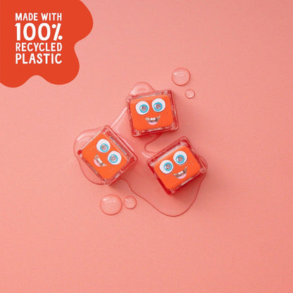 CUBOS DE LUZ PARA EL BAÑO GLOPALS ·4 CUBOS SAMMY ROJO· - Happy Moments Baby