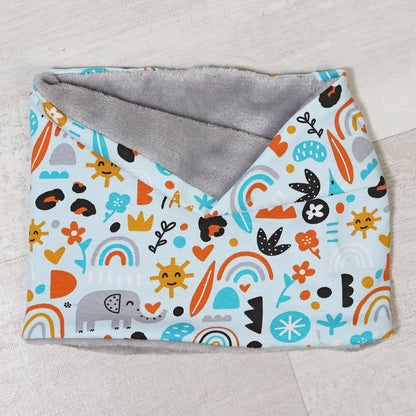 CUELLO INFANTIL CÁLIDO ·ELEPHANT GRIS· - Happy Moments Baby