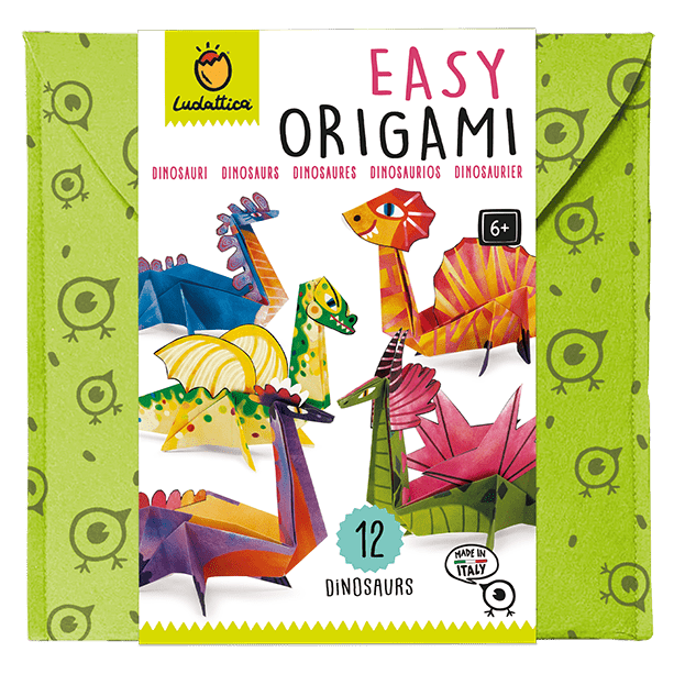 EASY ORIGAMI LUDATTICA ·DINOSAURIOS· - Happy Moments Baby