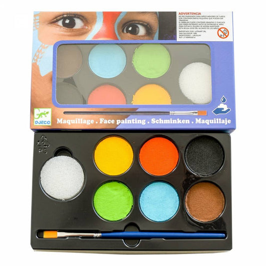ESTUCHE DE MAQUILLAJE INFANTIL 6 COLORES ·NATURAL· - Happy Moments Baby