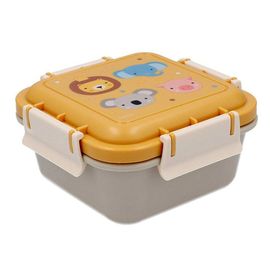 FIAMBRERA CAJA DE ALMUERZO TUTETE GRANDE ·ANIMAL FRIENDS· - Happy Moments Baby