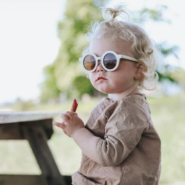 GAFAS DE SOL FLEXIBLES POLARIZADAS (18m-10años) ·MAUVE ROSE· - Happy Moments Baby