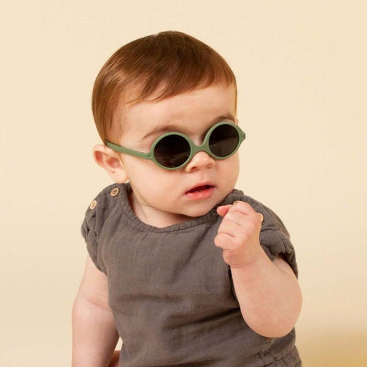 GAFAS FLEXIBLES DE PROTECCIÓN SOLAR (0-12 MESES) ·DIABOLA KAKI· - Happy Moments Baby