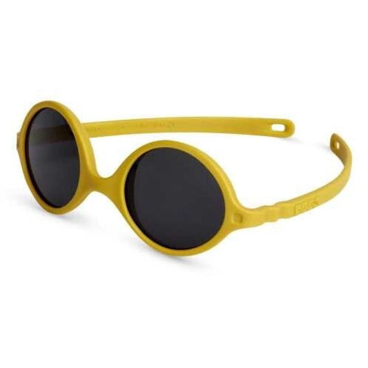 GAFAS FLEXIBLES DE PROTECCIÓN SOLAR (0-12 MESES) ·DIABOLA MOSTAZA· - Happy Moments Baby