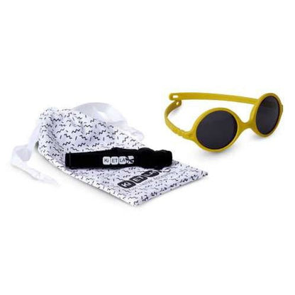 GAFAS FLEXIBLES DE PROTECCIÓN SOLAR (0-12 MESES) ·DIABOLA MOSTAZA· - Happy Moments Baby