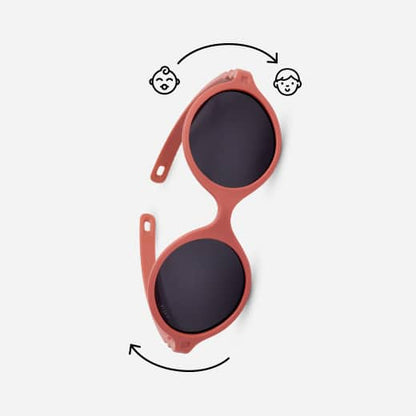 GAFAS FLEXIBLES DE PROTECCIÓN SOLAR (0-12 MESES) ·DIABOLA TERRACOTA· - Happy Moments Baby