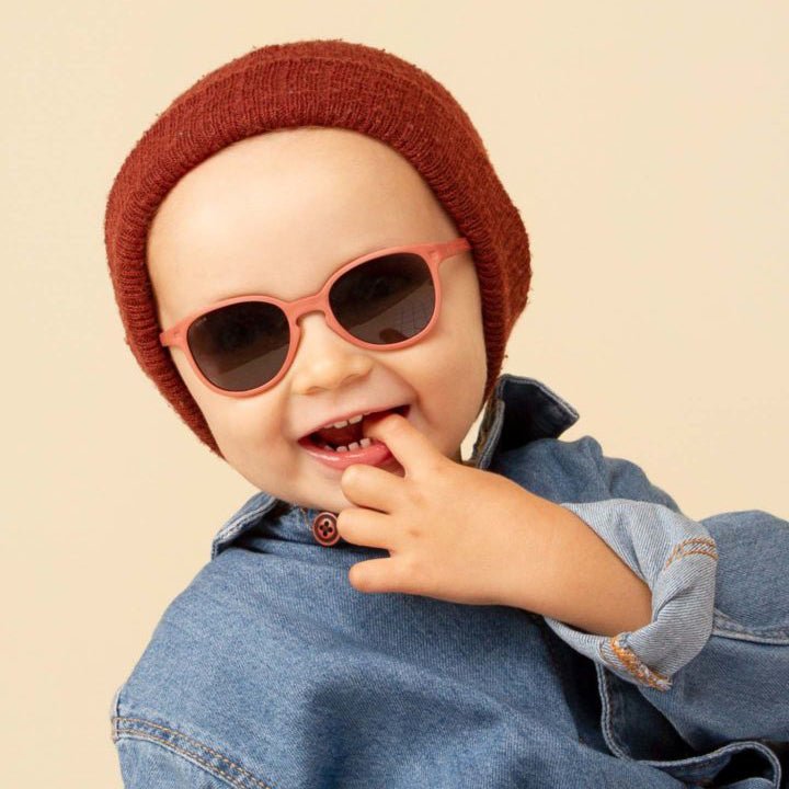 GAFAS FLEXIBLES DE PROTECCIÓN SOLAR (1-2 AÑOS) ·WAZZ TERRACOTA· - Happy Moments Baby