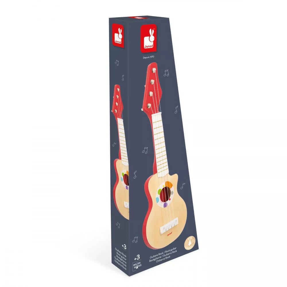 GUITARRA DE MADERA JANOD ·ROCK CONFETTI· - Happy Moments Baby