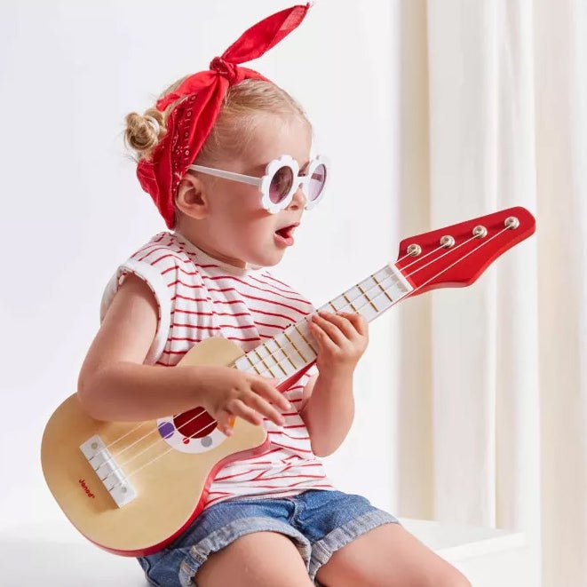 GUITARRA DE MADERA JANOD ·ROCK CONFETTI· - Happy Moments Baby