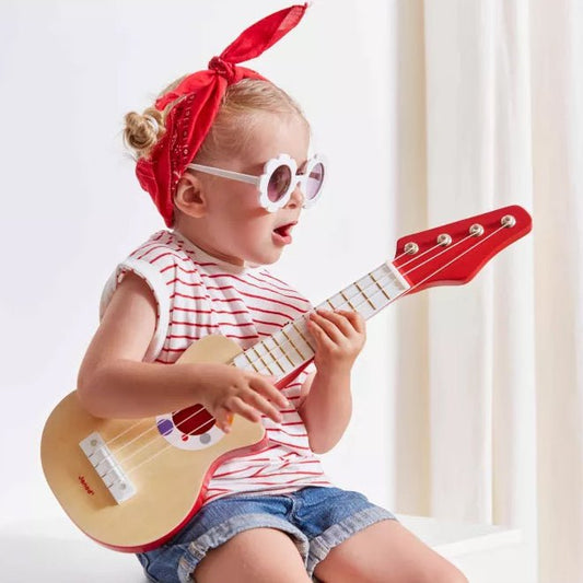 GUITARRA DE MADERA JANOD ·ROCK CONFETTI· - Happy Moments Baby