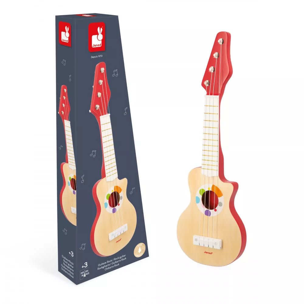 GUITARRA DE MADERA JANOD ·ROCK CONFETTI· - Happy Moments Baby