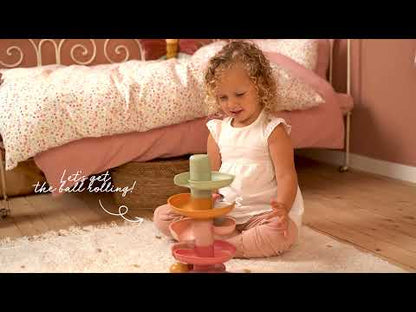 JUGUETE SENSORIAL LITTLE DUTCH ·CIRCUITO BOLA ROSA·
