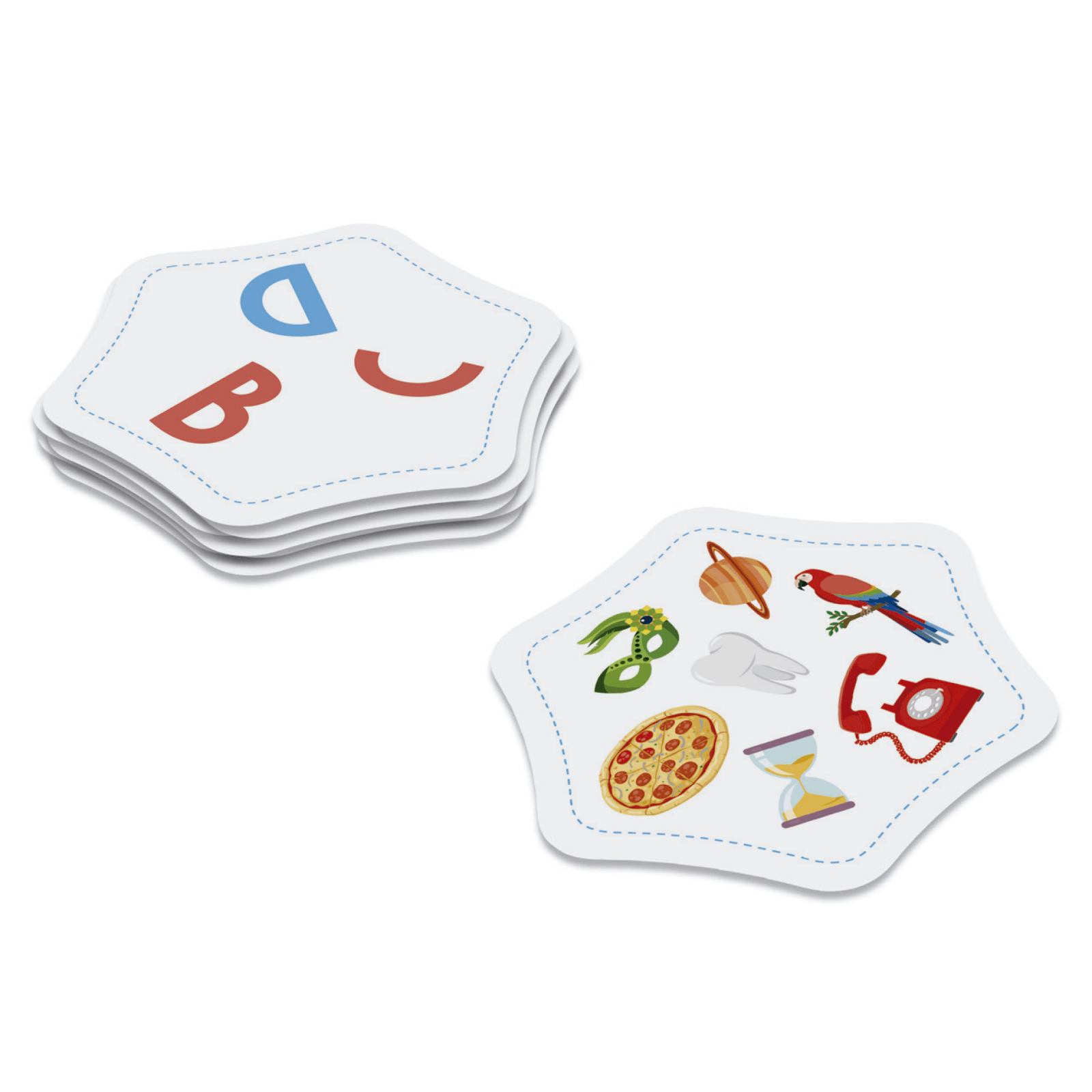 JUEGO DE CARTAS FLEXIQ ·ENLAZA LETRAS· - Happy Moments Baby