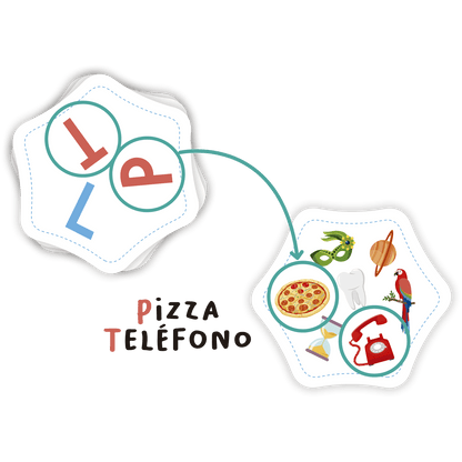 JUEGO DE CARTAS FLEXIQ ·ENLAZA LETRAS· - Happy Moments Baby