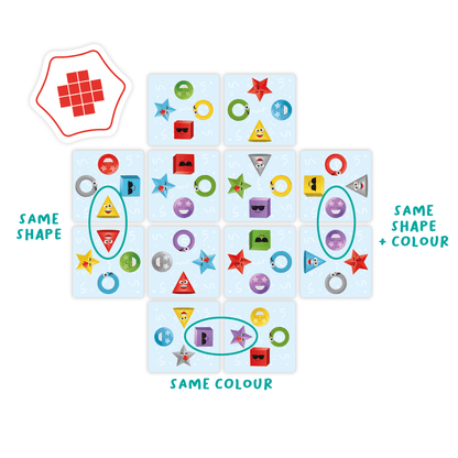 JUEGO DE CARTAS FLEXIQ ·PATTERN PARTY!· - Happy Moments Baby