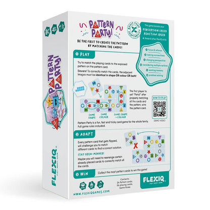 JUEGO DE CARTAS FLEXIQ ·PATTERN PARTY!· - Happy Moments Baby