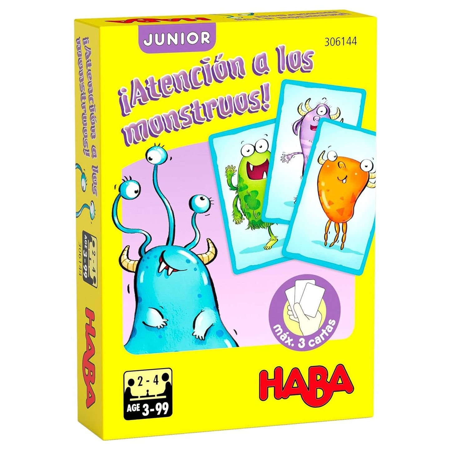 JUEGO DE CARTAS HABA ·¡ATENCIÓN A LOS MONSTRUOS!· - Happy Moments Baby