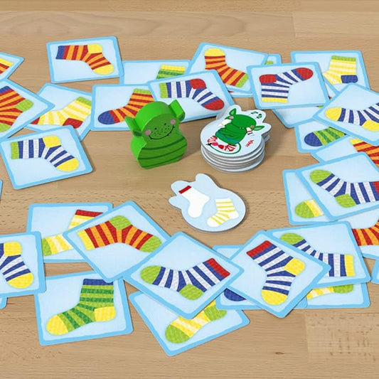 JUEGO DE CARTAS HABA ·EL MOSNTRUO DE LOS CALCETINES· - Happy Moments Baby