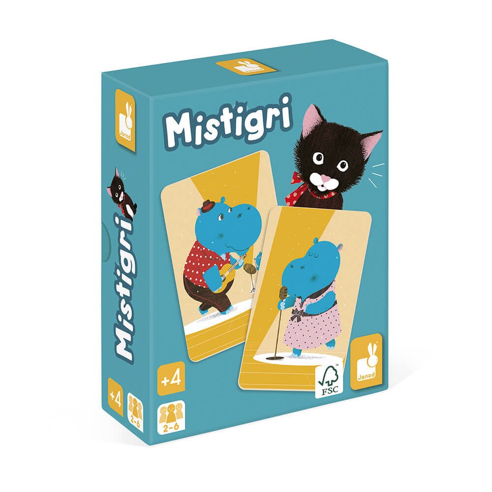 JUEGO DE CARTAS JANOD ·MISTIGRI· - Happy Moments Baby